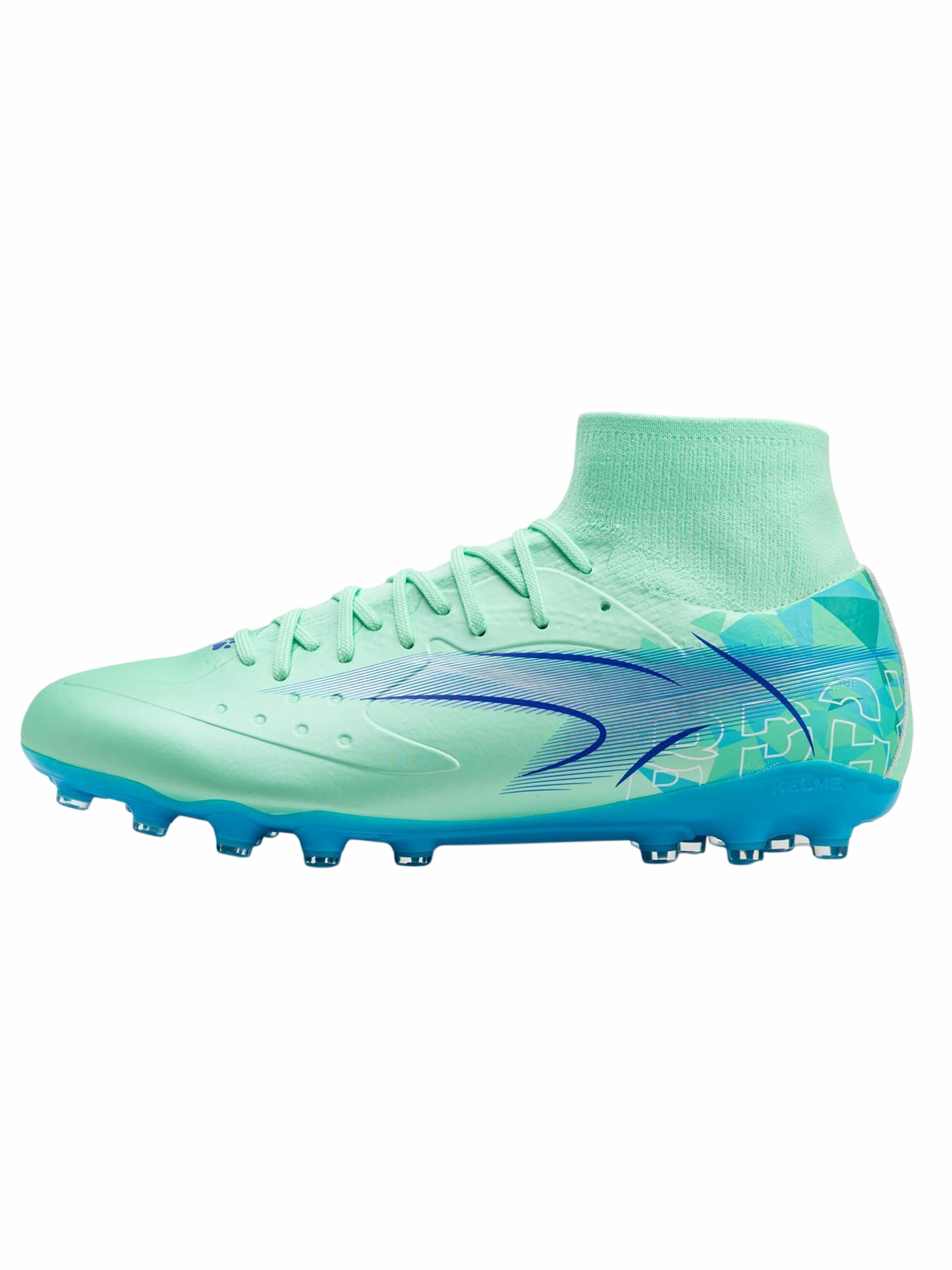 Бутсы KELME Men's Soccer Cleats (MG) (Mint/Green)
