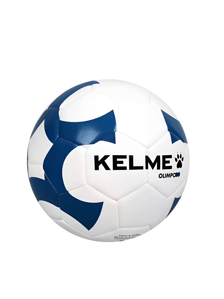 Мяч футбольный KELME Machine Stitched Football Ball (32 Panels) (White/Blue)