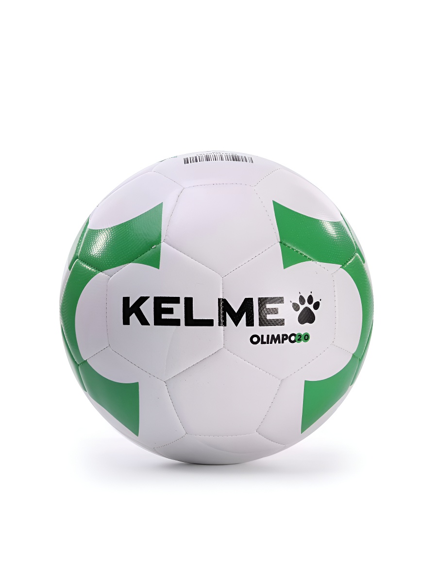 Мяч футбольный KELME Machine Stitched Football Ball (32 Panels) (White/Green)