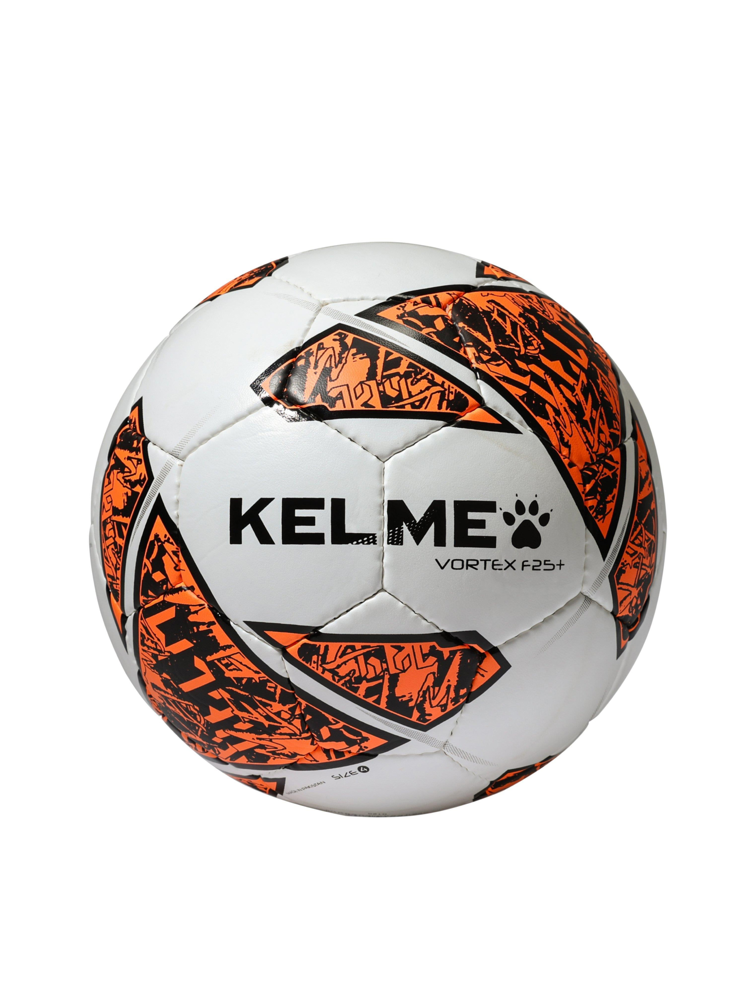 Мяч футзальный KELME Hand-sewn Football (indoor Low Elasticity) (White/Orange)