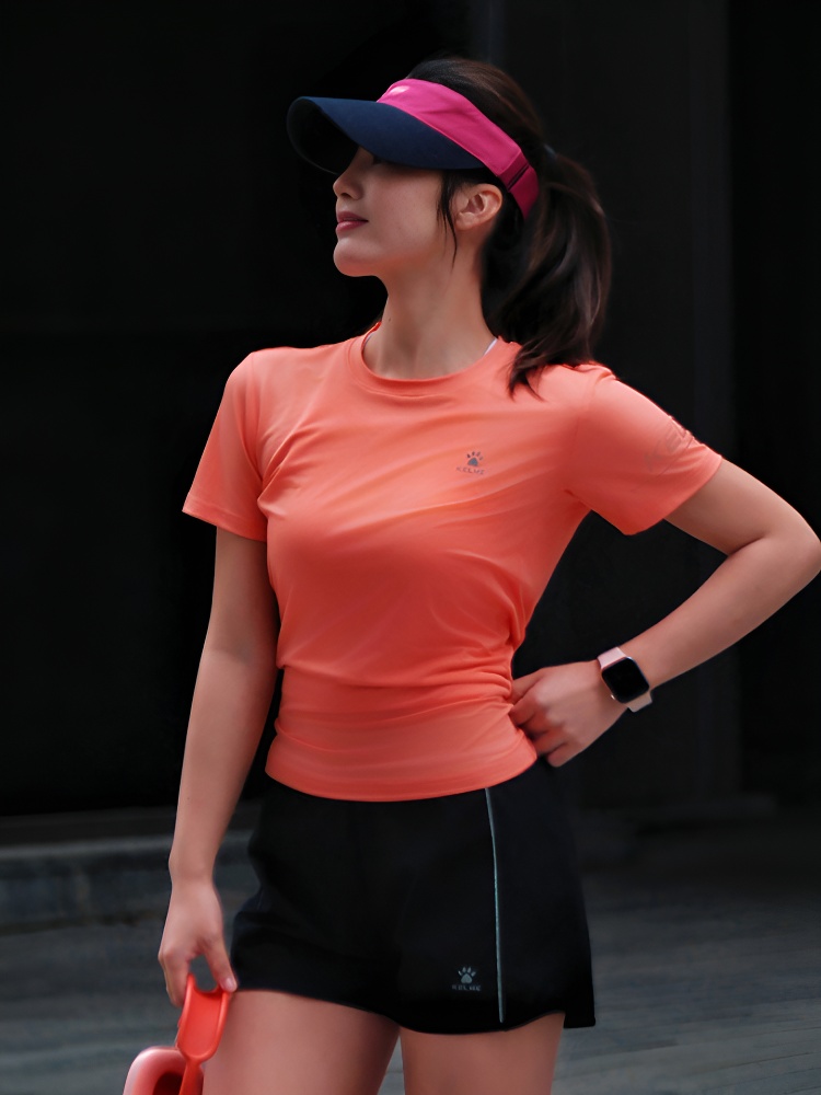 Футболка KELME Round Neck Short Sleeve T-shirt Orange