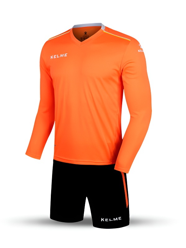 Футбольная форма KELME Long Sleeve Football Set (Orange/Black)