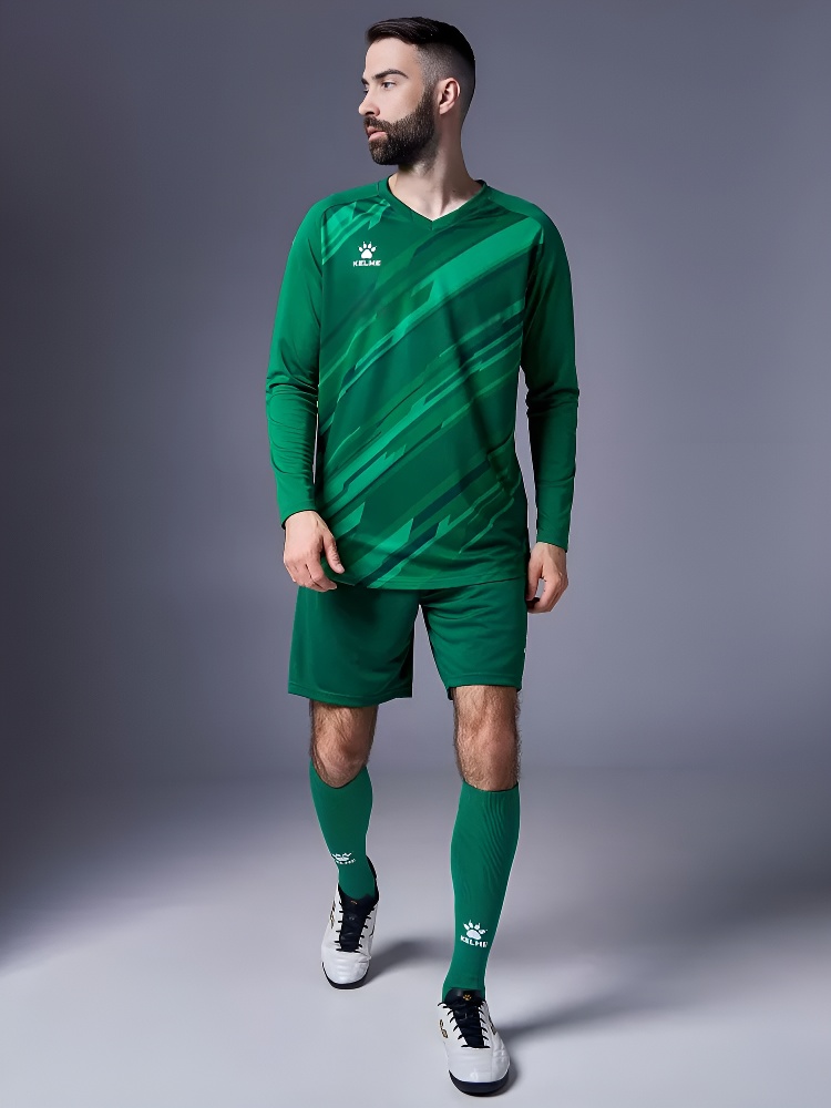 Вратарская форма KELME Long Sleeve Goalkeeper Suit Green