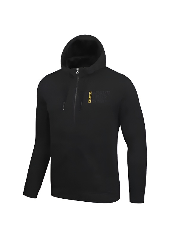Толстовка KELME Men's Knitted Hooded Sweatshirt Black