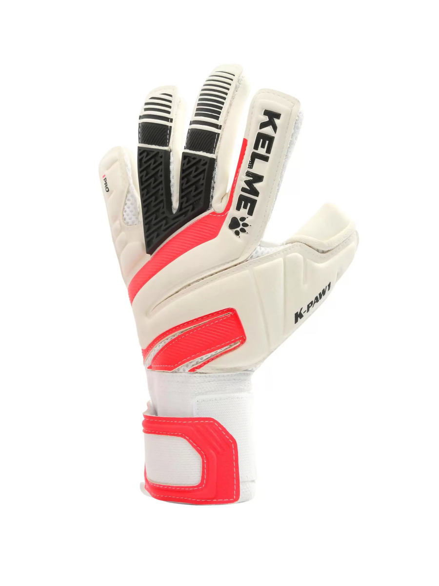 Вратарские перчатки KELME Goalkeeper Gloves (Top-Competition) (White/Pink)