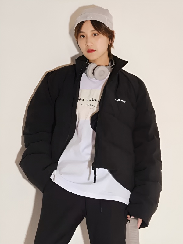 Пуховик KELME Short Down Jacket Black