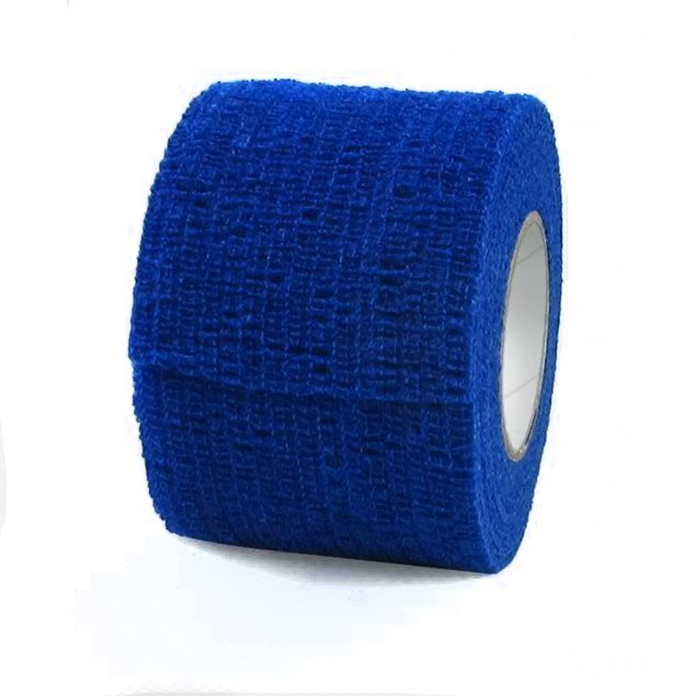 Лента-паутинка для хоккейной клюшки BLUE SPORT Powerflex Grip, 3815-BL, размер 38*4,5, синяя