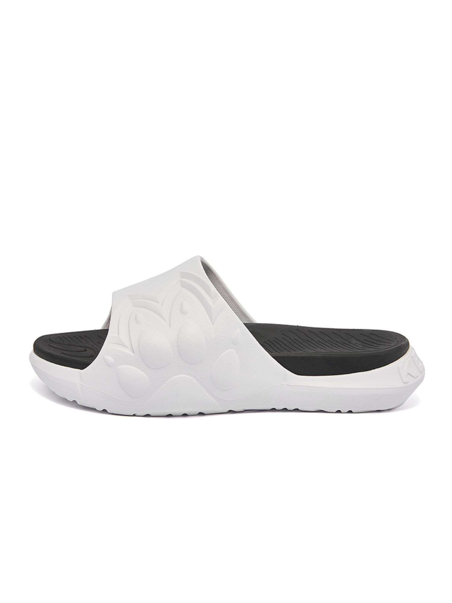 Шлепанцы KELME Men's/Women's Slippers (White/Dark Grey)