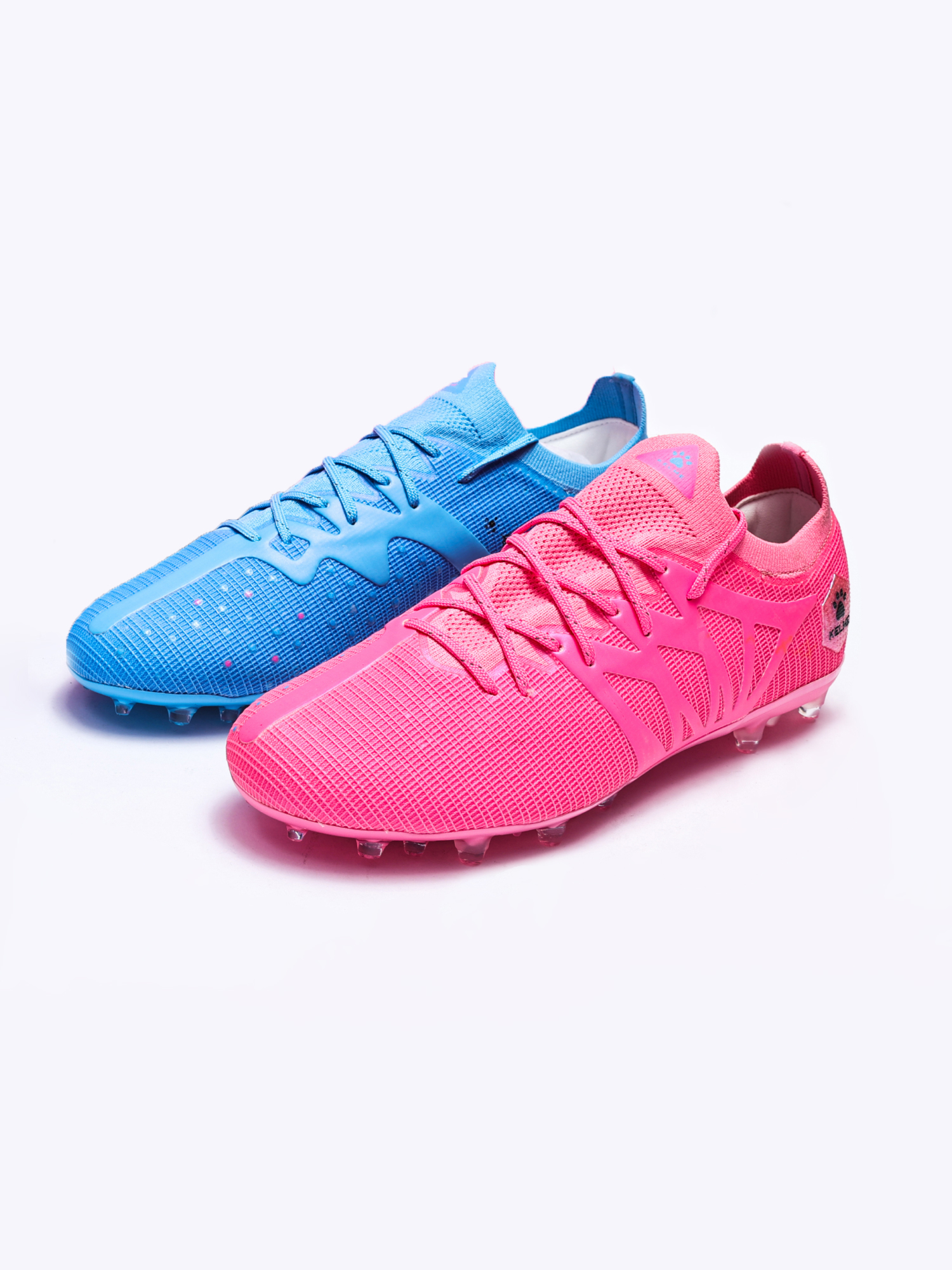 Бутсы KELME Men's Football Shoes (MG) (Pink/Light Blue)