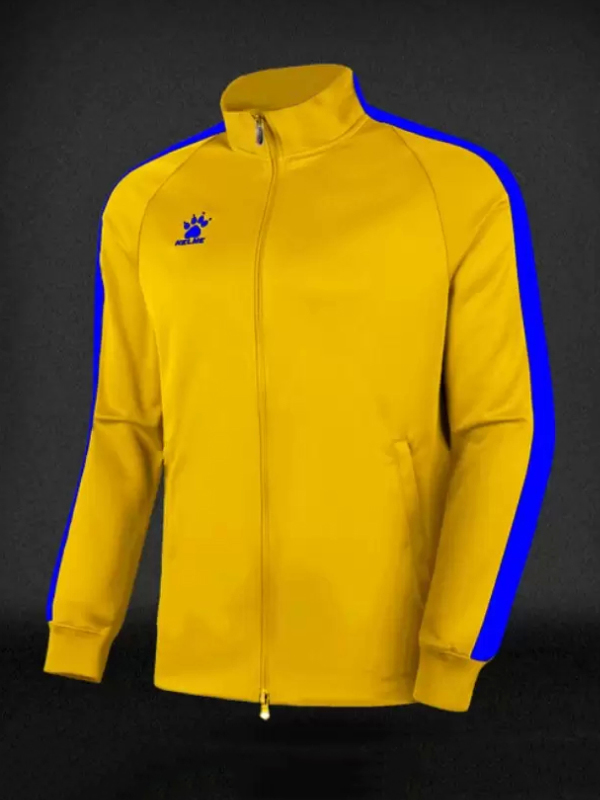 Олимпийка KELME Training Knitted Jacket (Yellow/Blue)