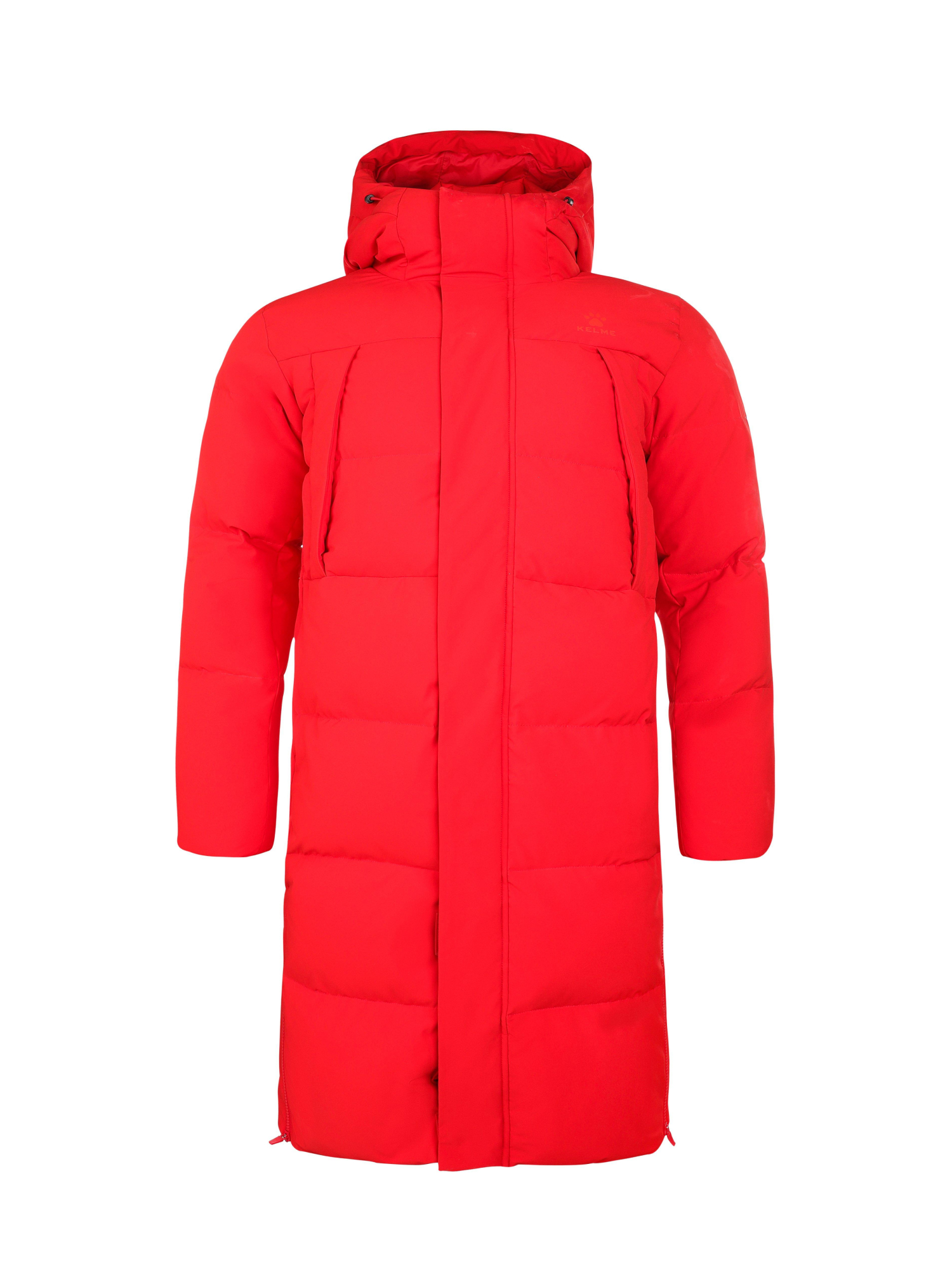 Пуховик KELME Long Down Jacket Red