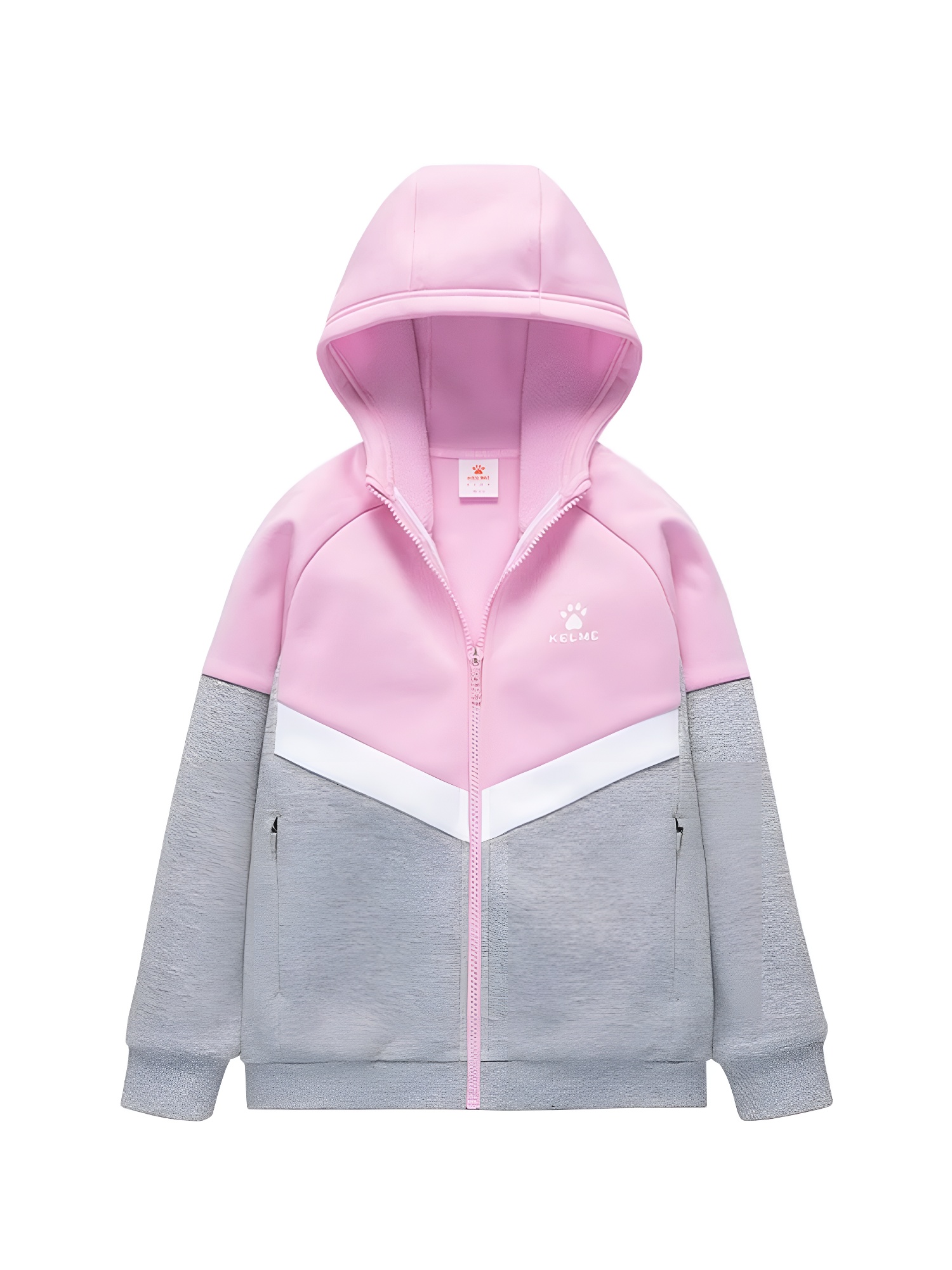 Худи с капюшоном KELME Round Neck Sweater Grey