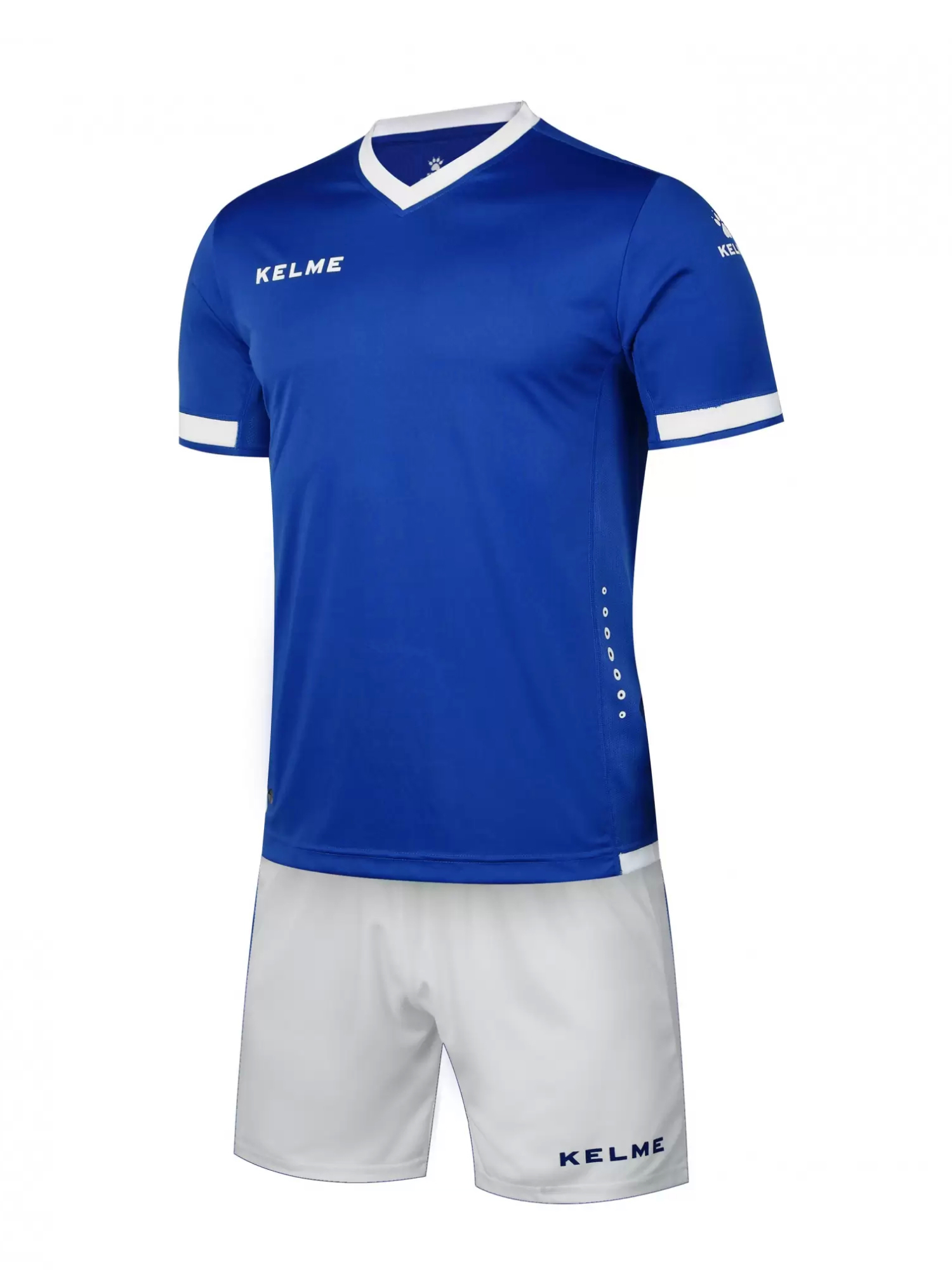 Футбольная форма KELME Short Sleeve Football Set (Blue/White)