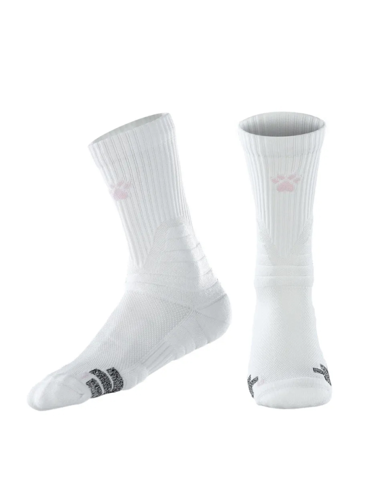 Носки KELME Thigh-high Athletic Socks (White/Pink)