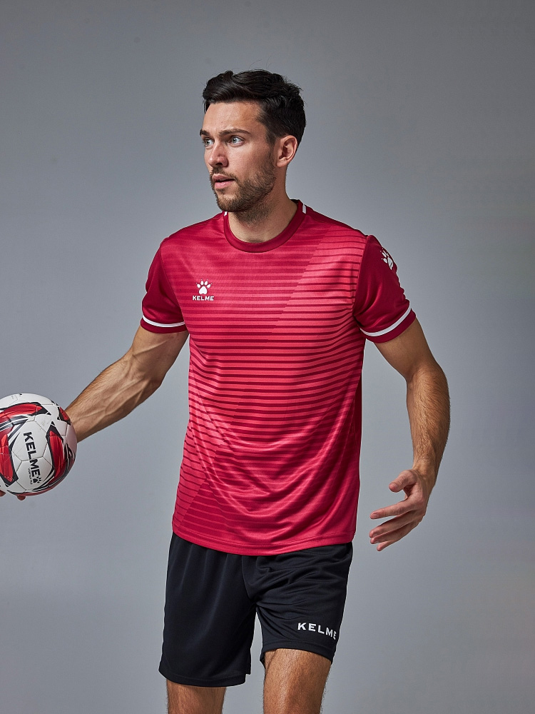 Футбольная форма KELME Short Sleeve Football Uniform (Burgundy/Black)