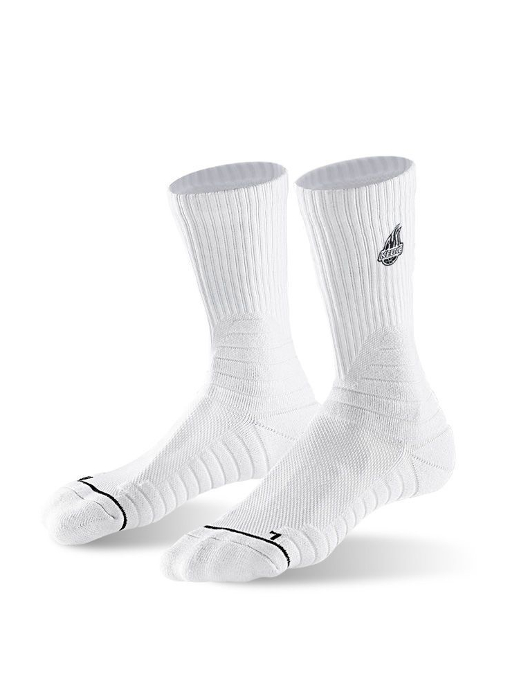 Носки KELME Long Basketball Socks (White/Black)