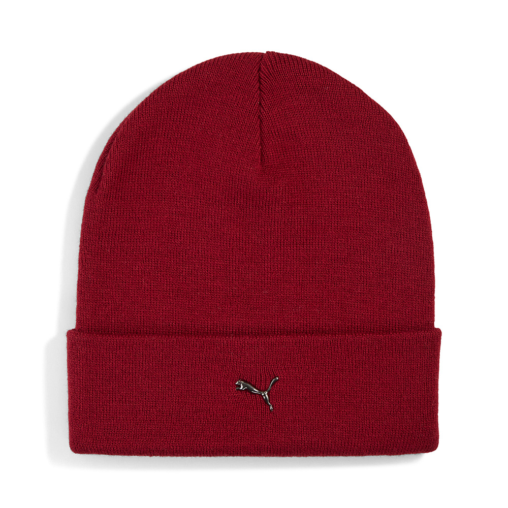 Шапка PUMA Metal Cat High Crown Beanie, 02640408, акрил, красный