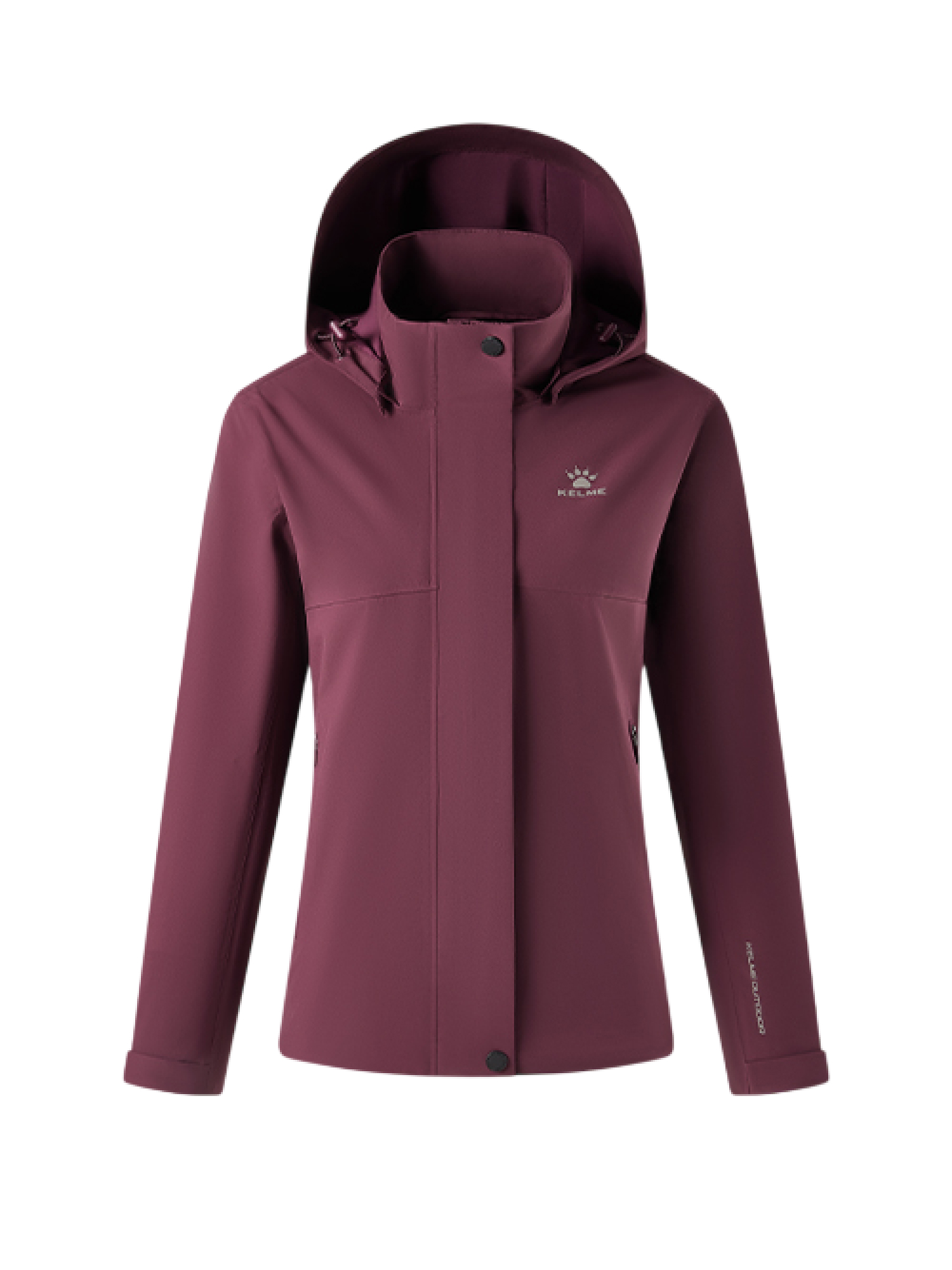 Демисезонная куртка KELME Hooded Woven Jacket Burgundy