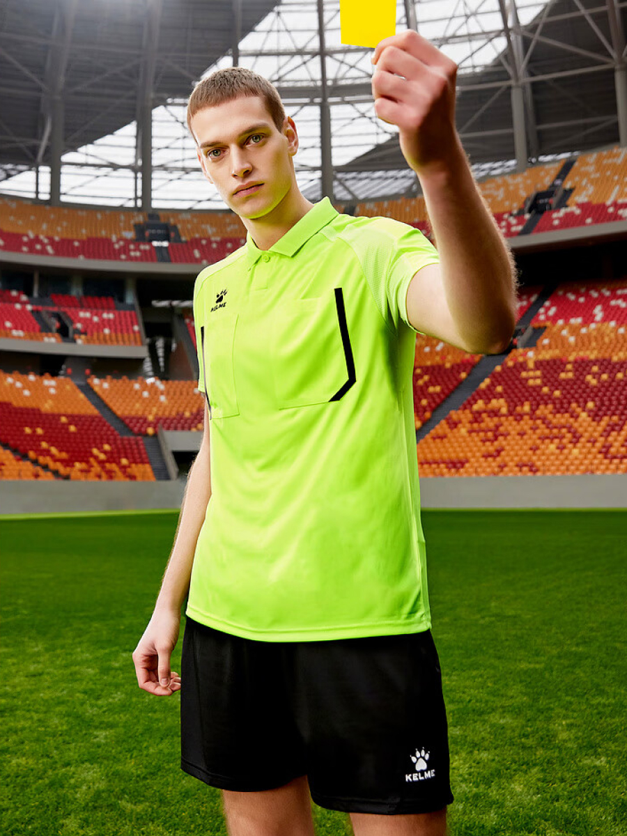 Судейская форма KELME Football Referee Suit (Light Green/Black)