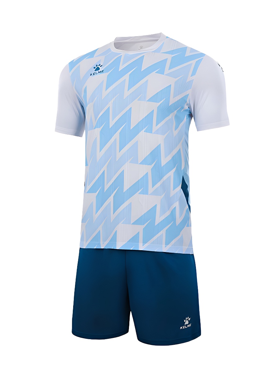 Футбольная форма KELME Football Suit (White/Dark Blue)