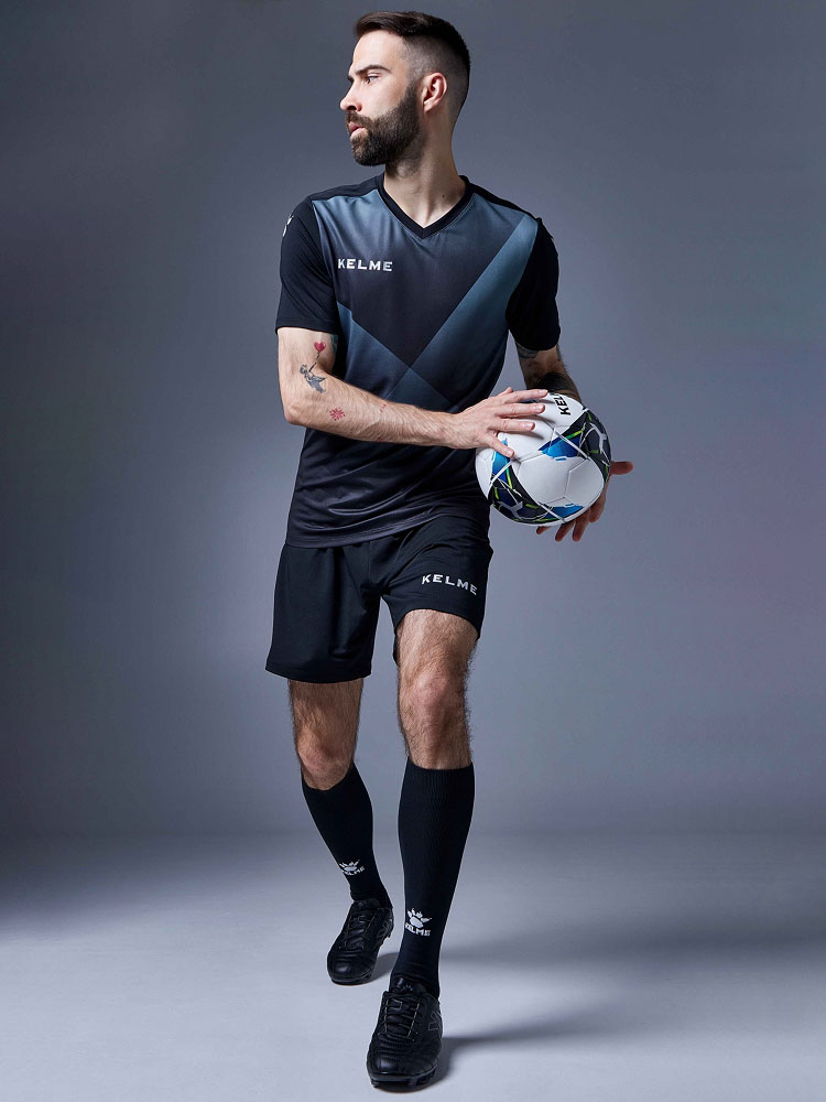 Футбольная форма KELME S/S Football Set Black