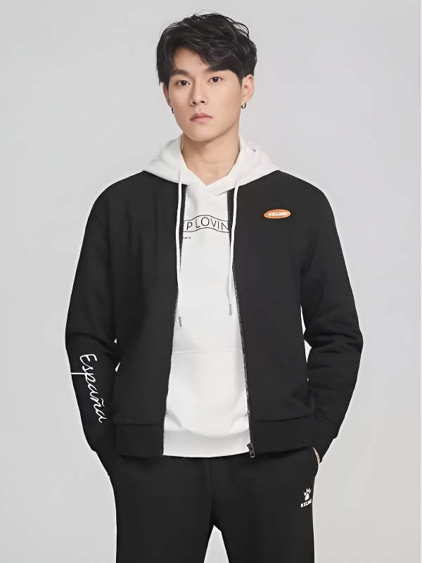 Бомбер KELME Knitted Coat Black