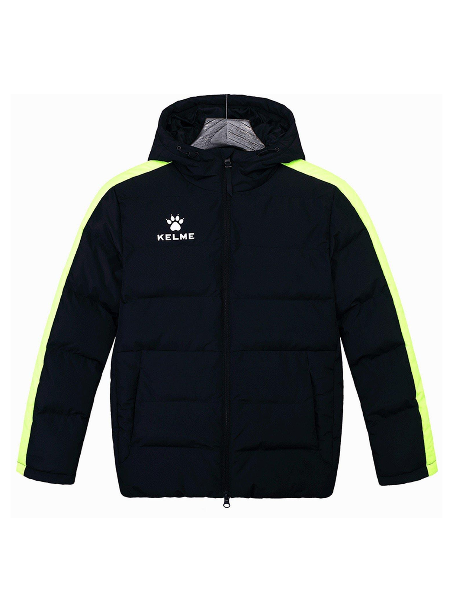 Детский пуховик KELME Padding Jacket (Kids) (Black/Light Green)