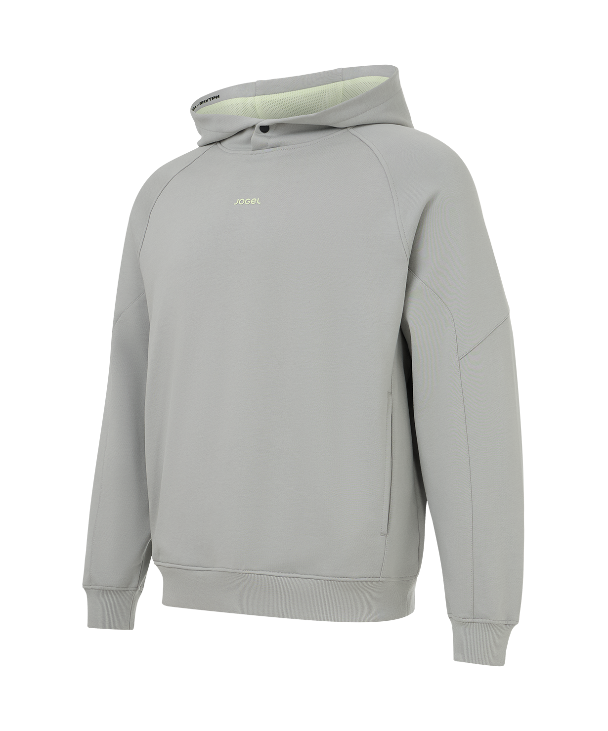 Худи JOGEL Power Inside Hoodie Relaxed Fit, серый