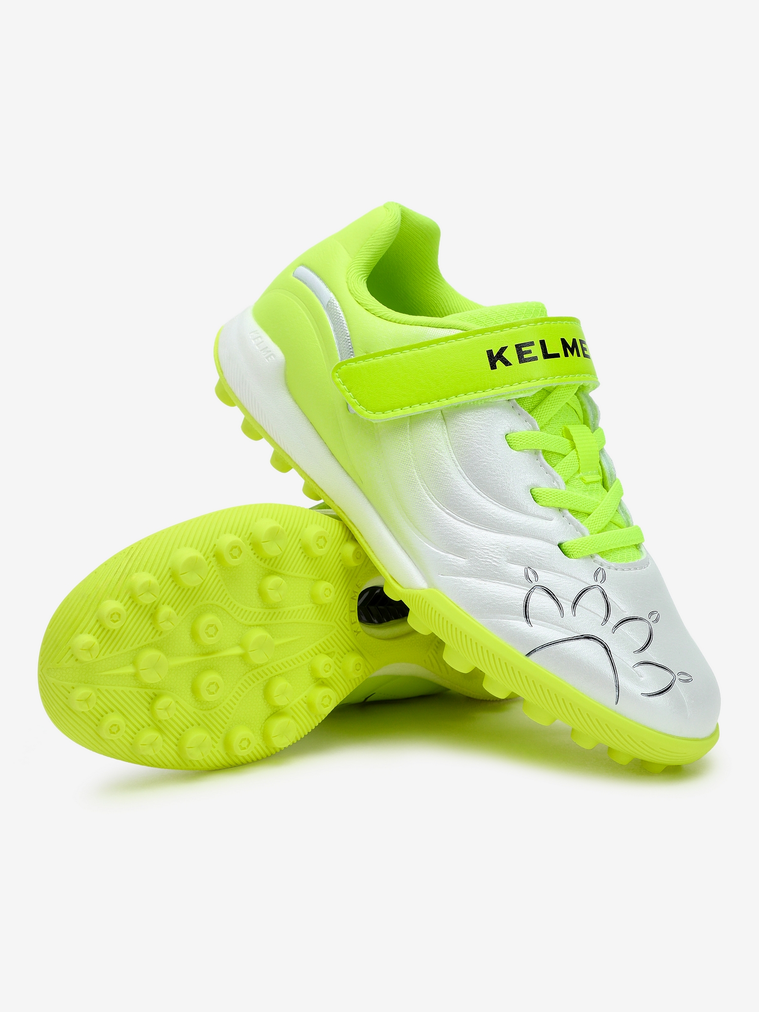 Детские шиповки KELME Children's Football Shoes (TF) White