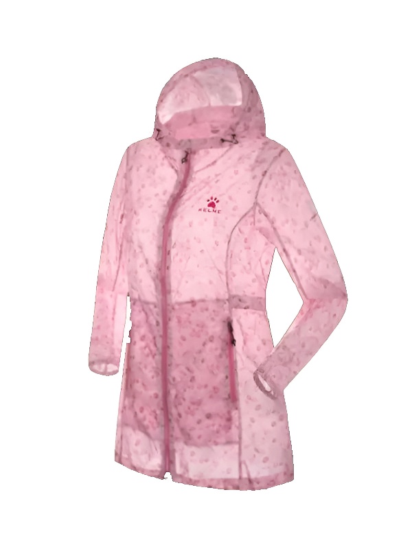 Ветровка KELME Women's Skin Trench Coat Pink