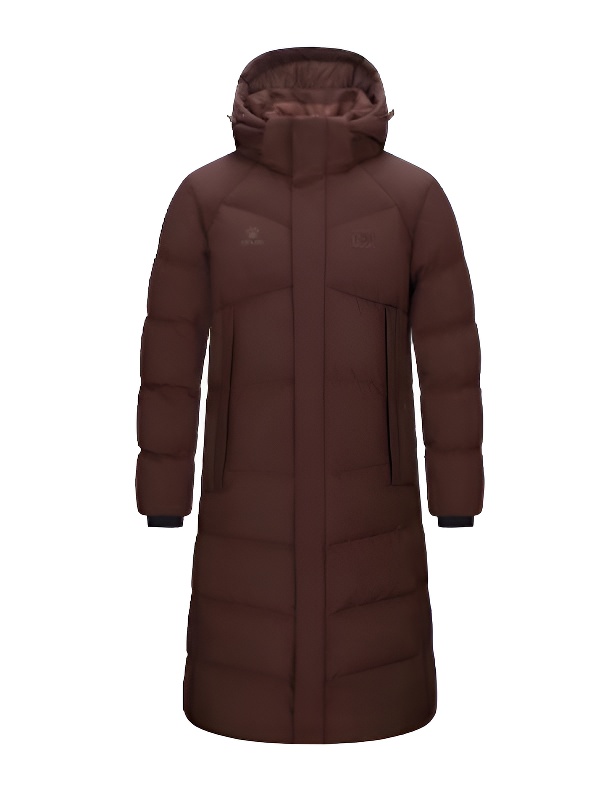 Пуховик KELME Long Down Jacket Burgundy
