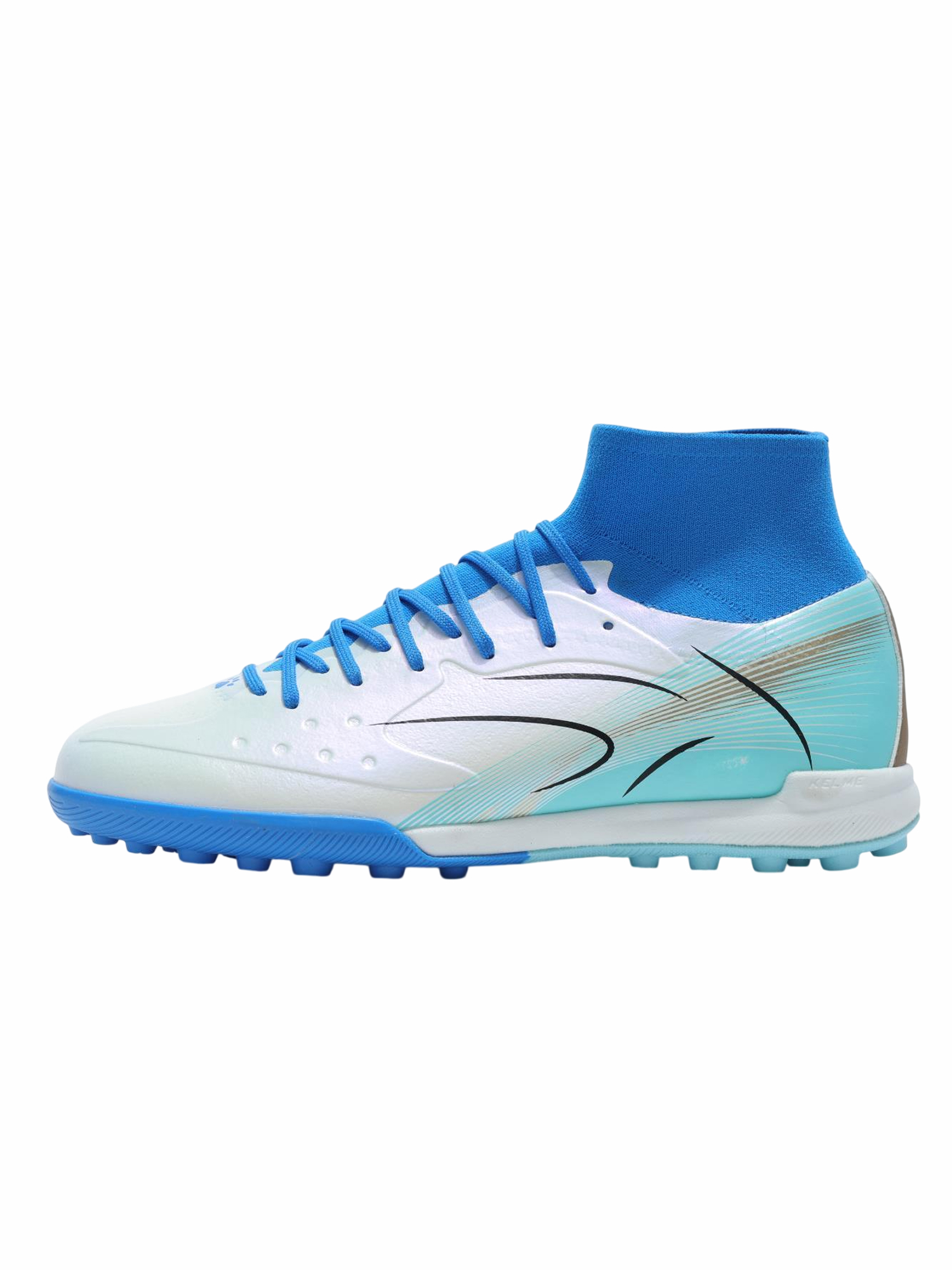 Шиповки KELME Men's Soccer Cleats (White/Blue)