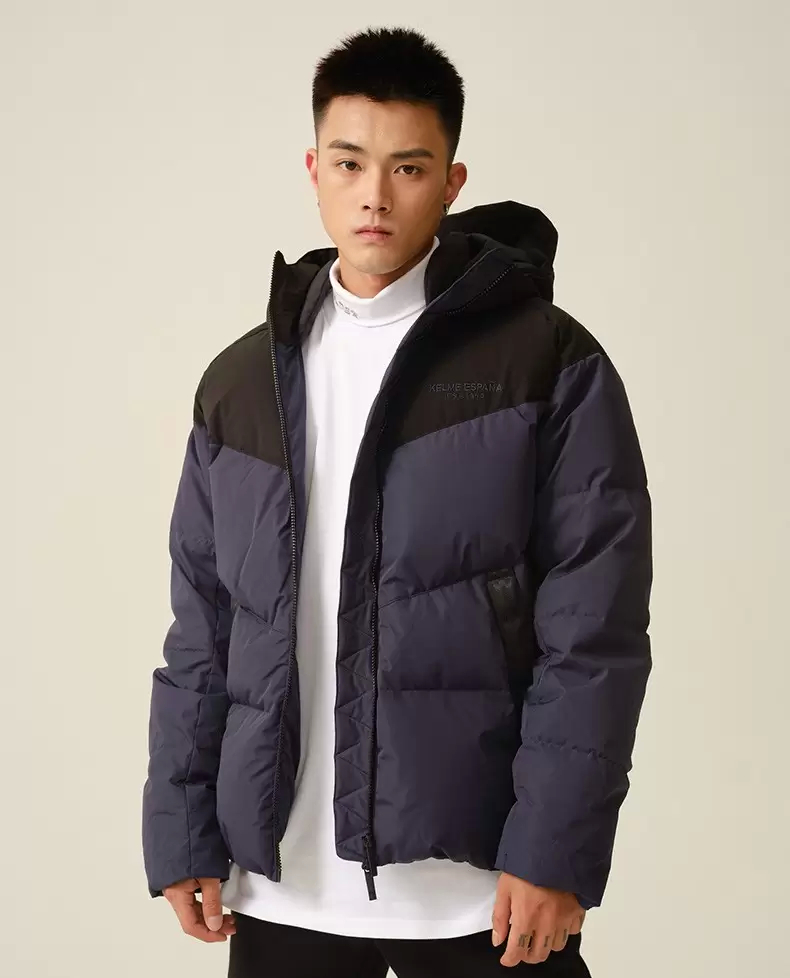 Пуховик KELME Short Down Jacket Dark Blue