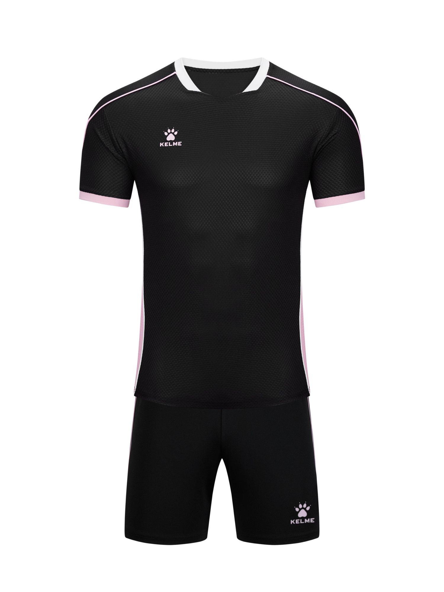 Детская футбольная форма KELME Short Sleeve Football Set Kids Black