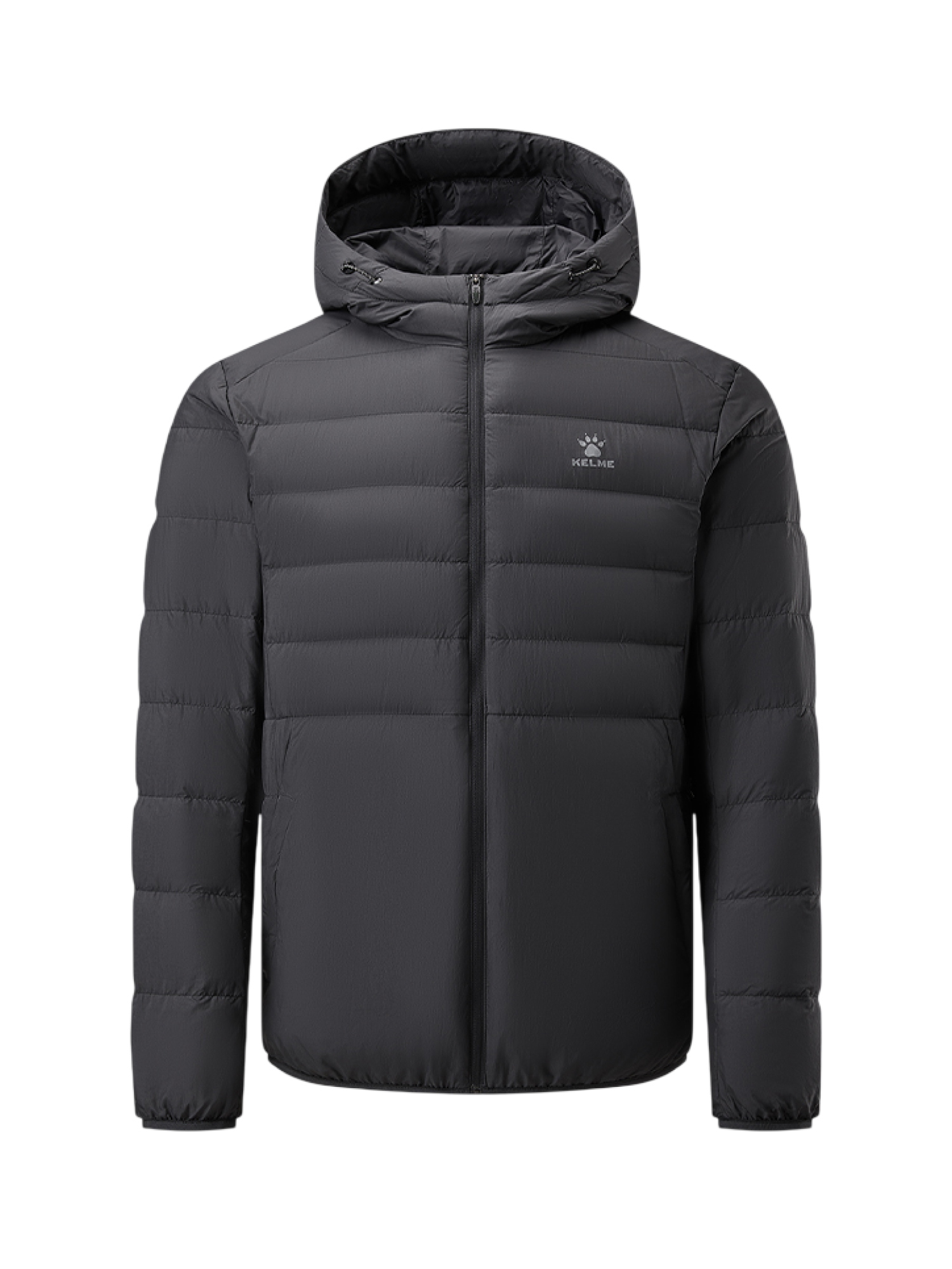 Пуховик KELME Lightweight Hooded Down Jacket Black