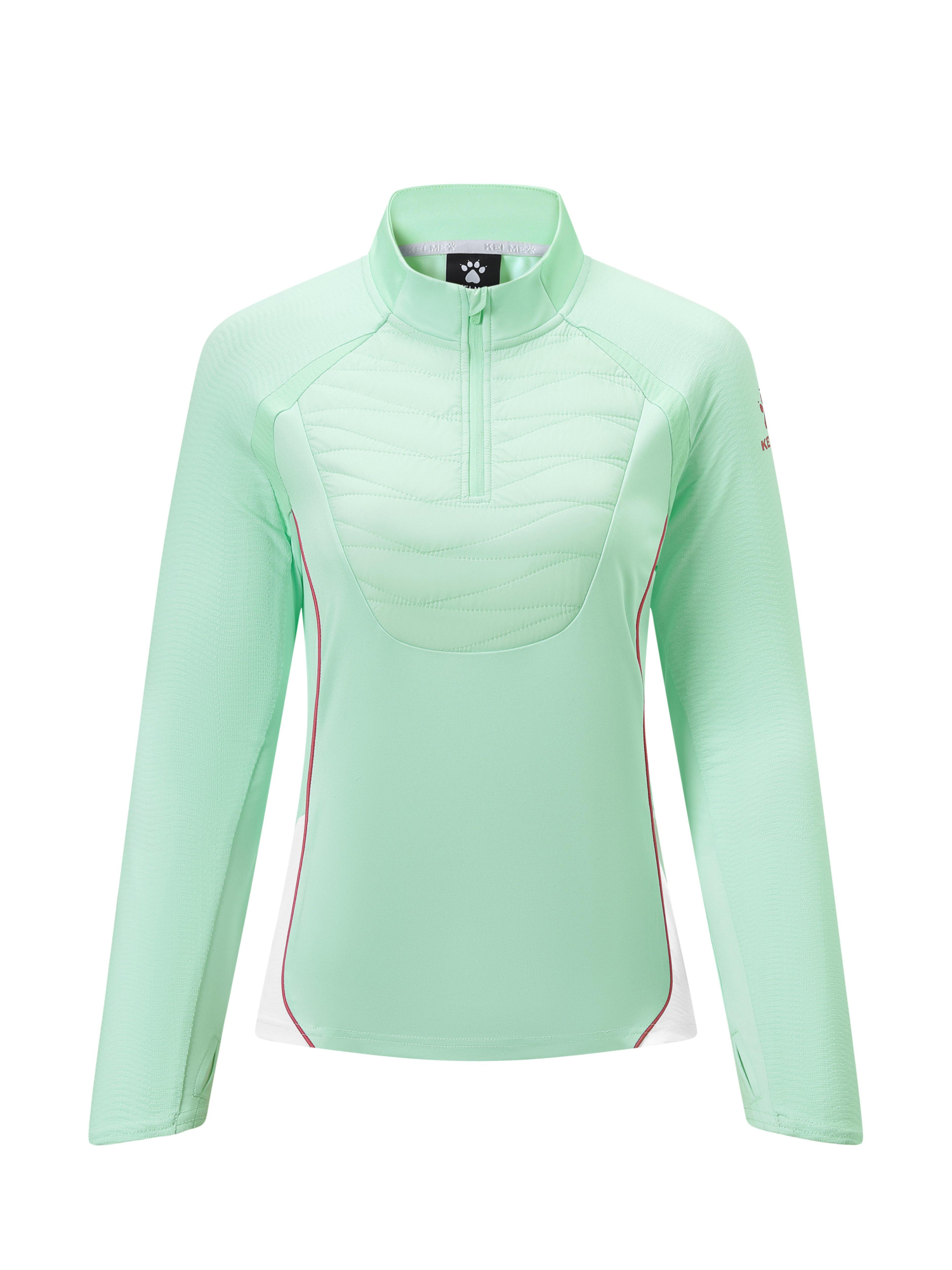 Олимпийка KELME Women's Quilted Training Pullover Light Green