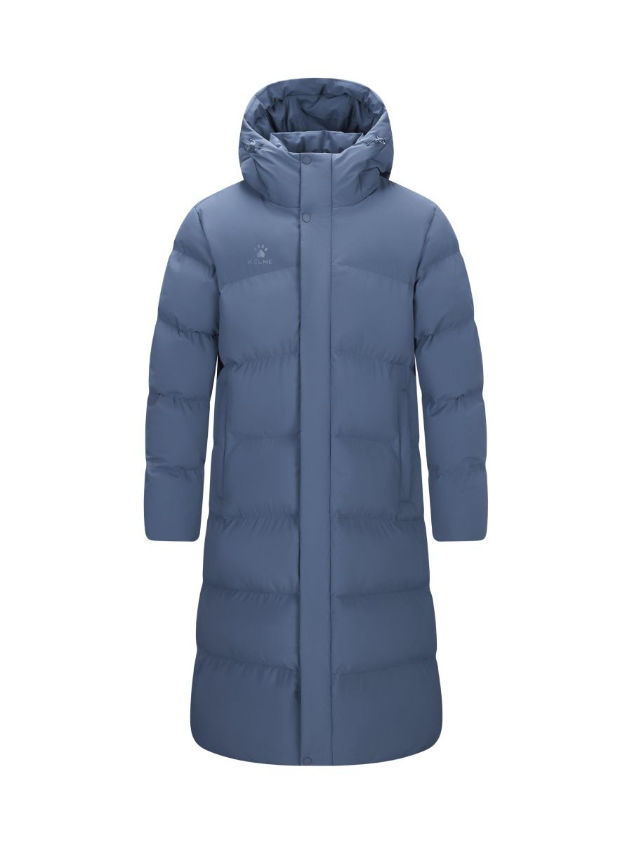 Пуховик KELME Long Padded Jacket Blue