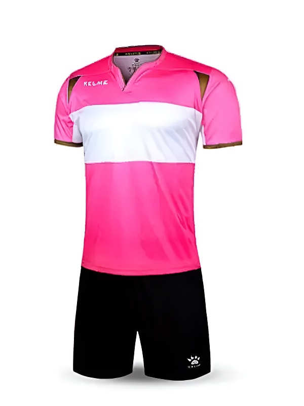 Футбольная форма KELME Short Sleeve Football Uniform (Pink/Black)
