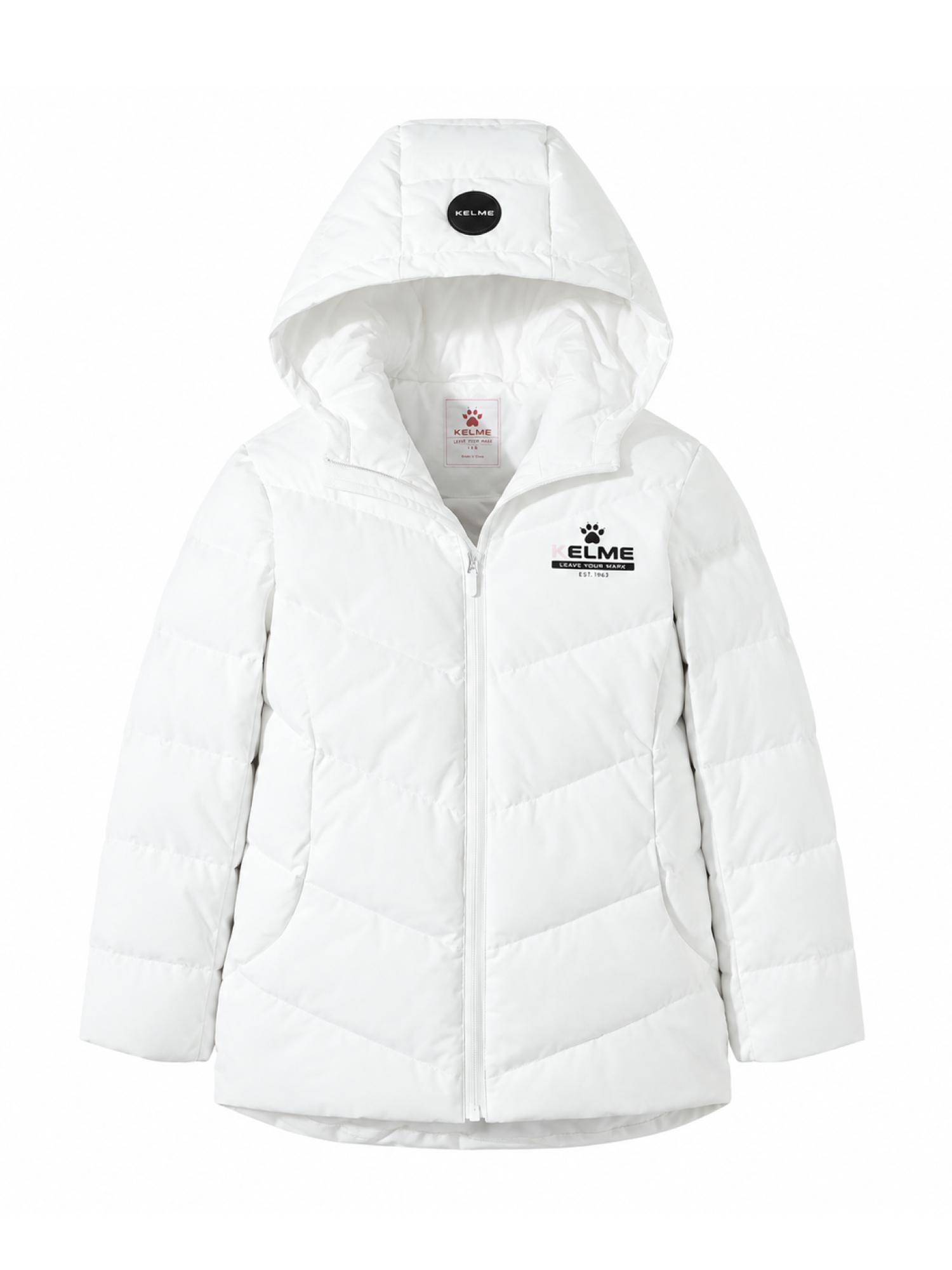 Детский пуховик KELME Girl's Down Jacket White
