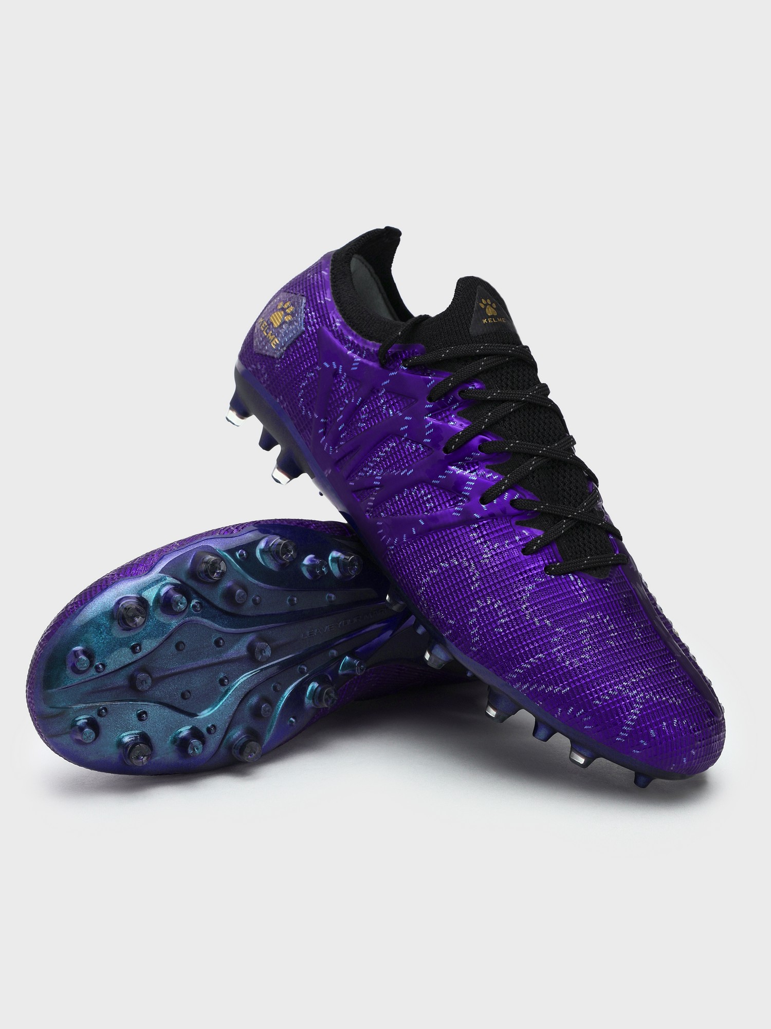 Бутсы KELME Men's Football Shoes (MG) Violet