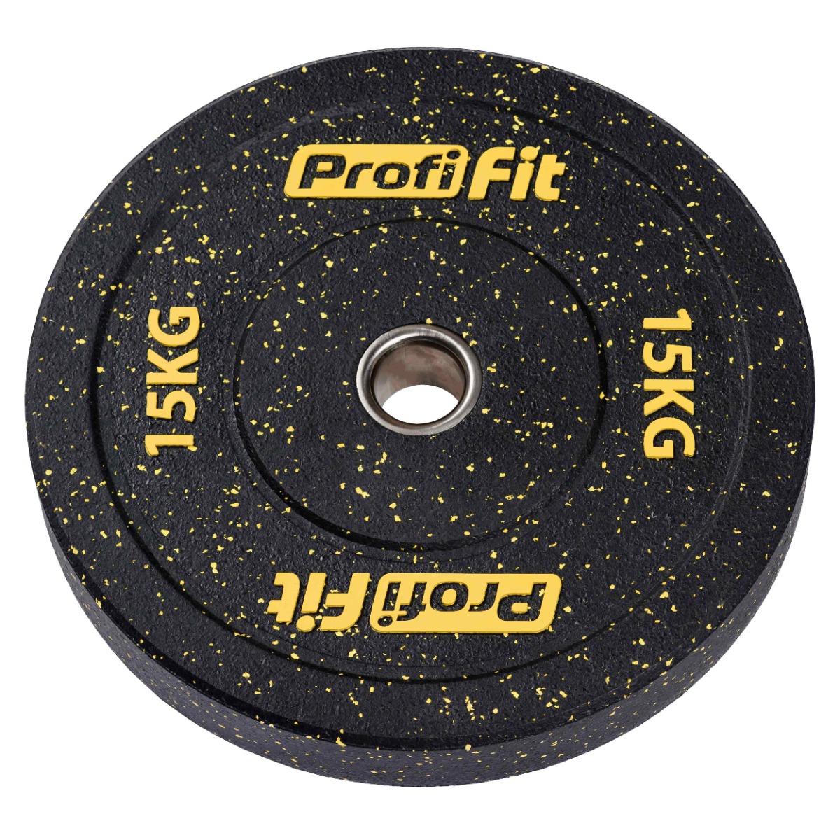Диск для штанги (резиновая крошка) D51 мм PROFI-FIT 15 кг