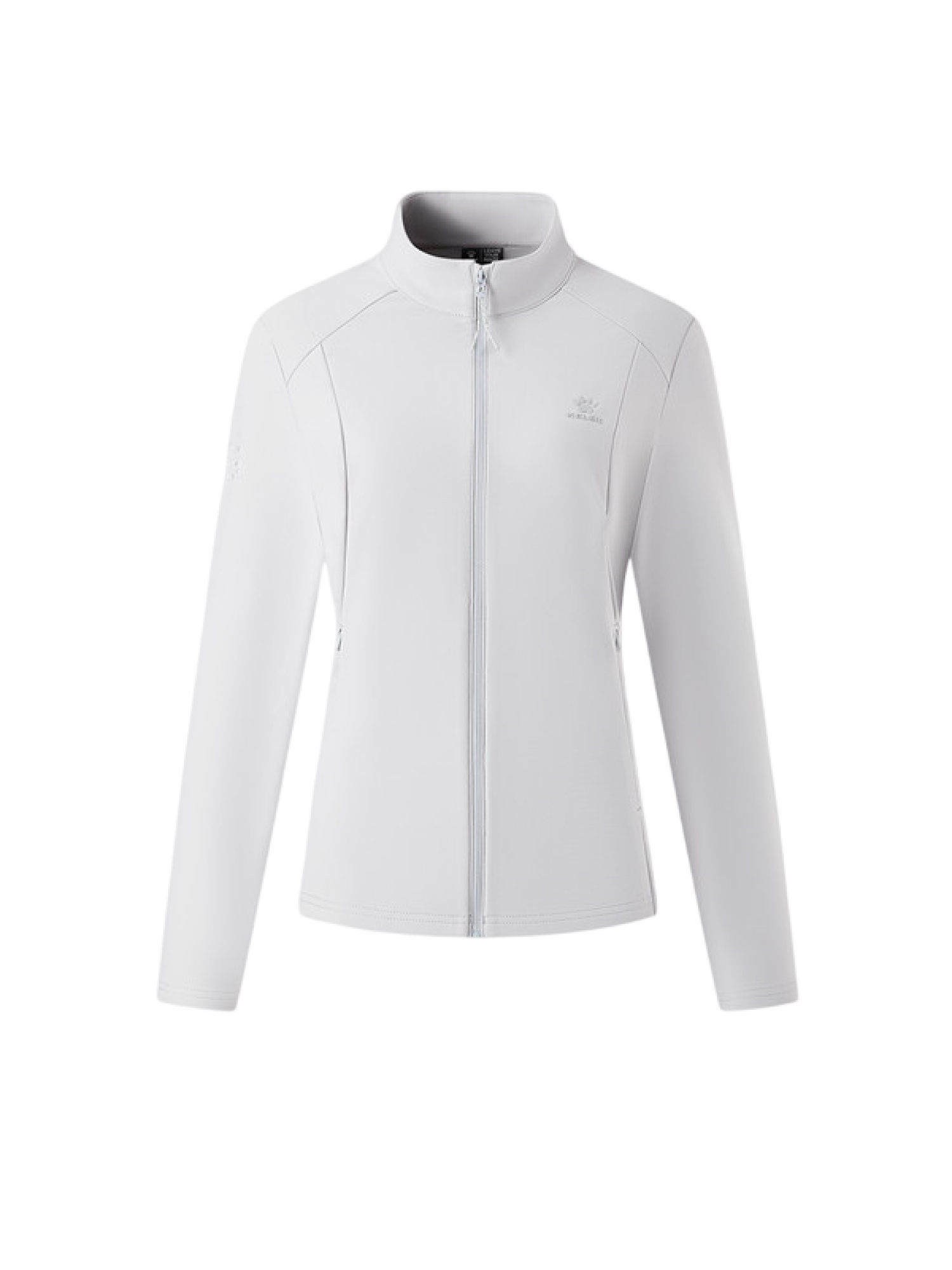 Олимпийка KELME Stand-up Collar Knit Cardigan Light Gray