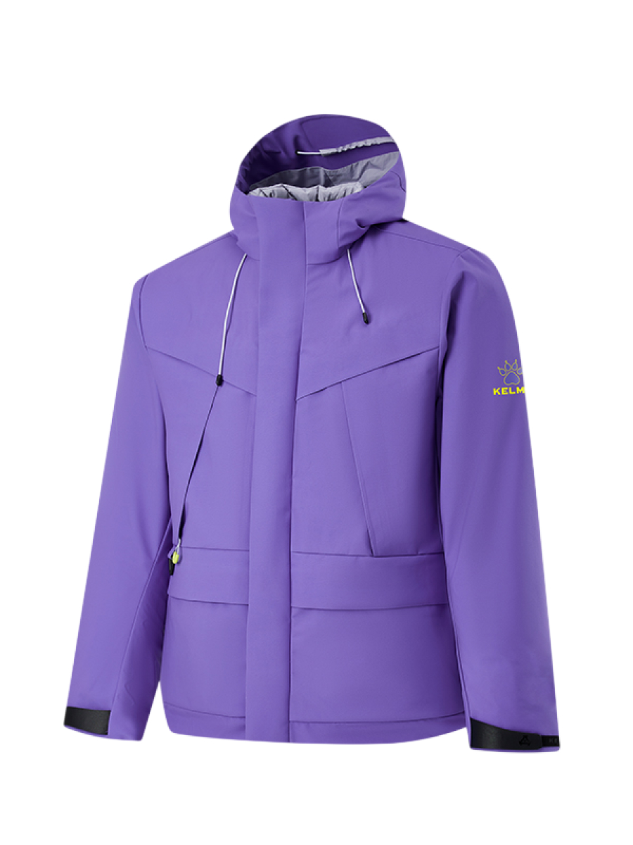 Демисезонная куртка KELME Woven Two-Piece Set (With Inner Cotton Jacket) Violet