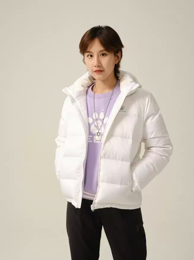 Пуховик KELME Short Down Jacket White