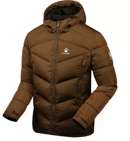 Пуховик KELME Men's Down Jacket Brown