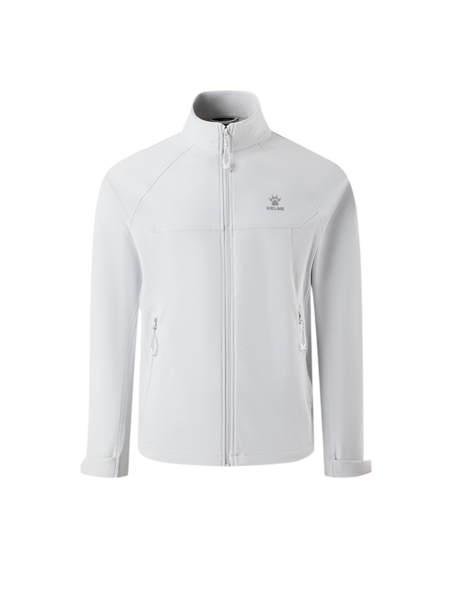 Ветровка KELME Stand-up Collar Woven Coat Light Gray