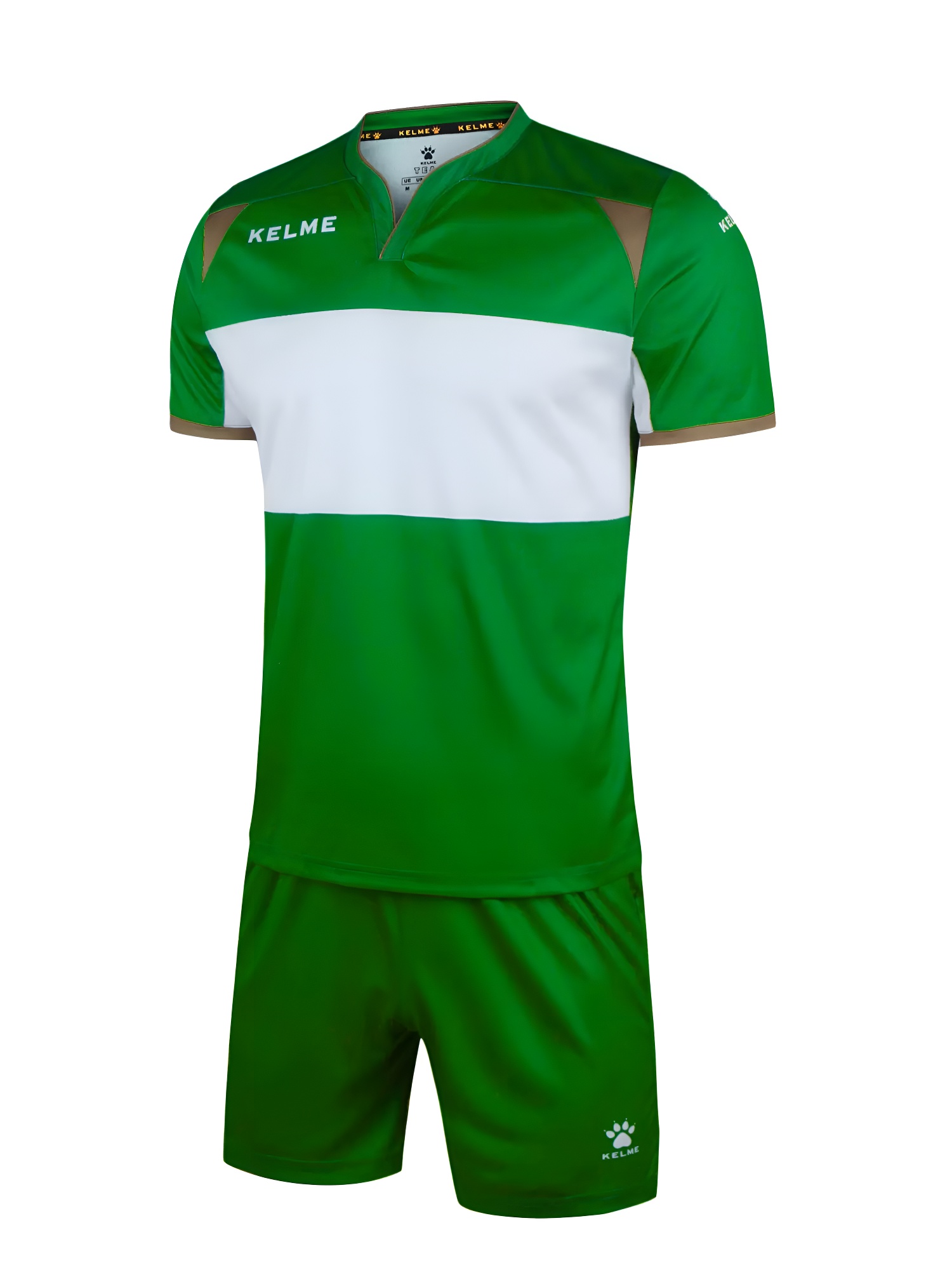 Футбольная форма KELME Short Sleeve Football Set Green