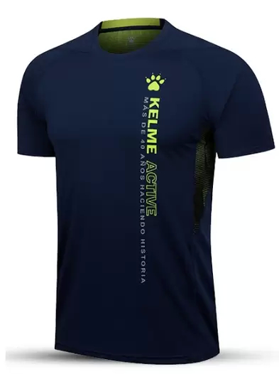 Футболка KELME Men's Moisture-Absorbent And Quick-Drying T Dark Blue