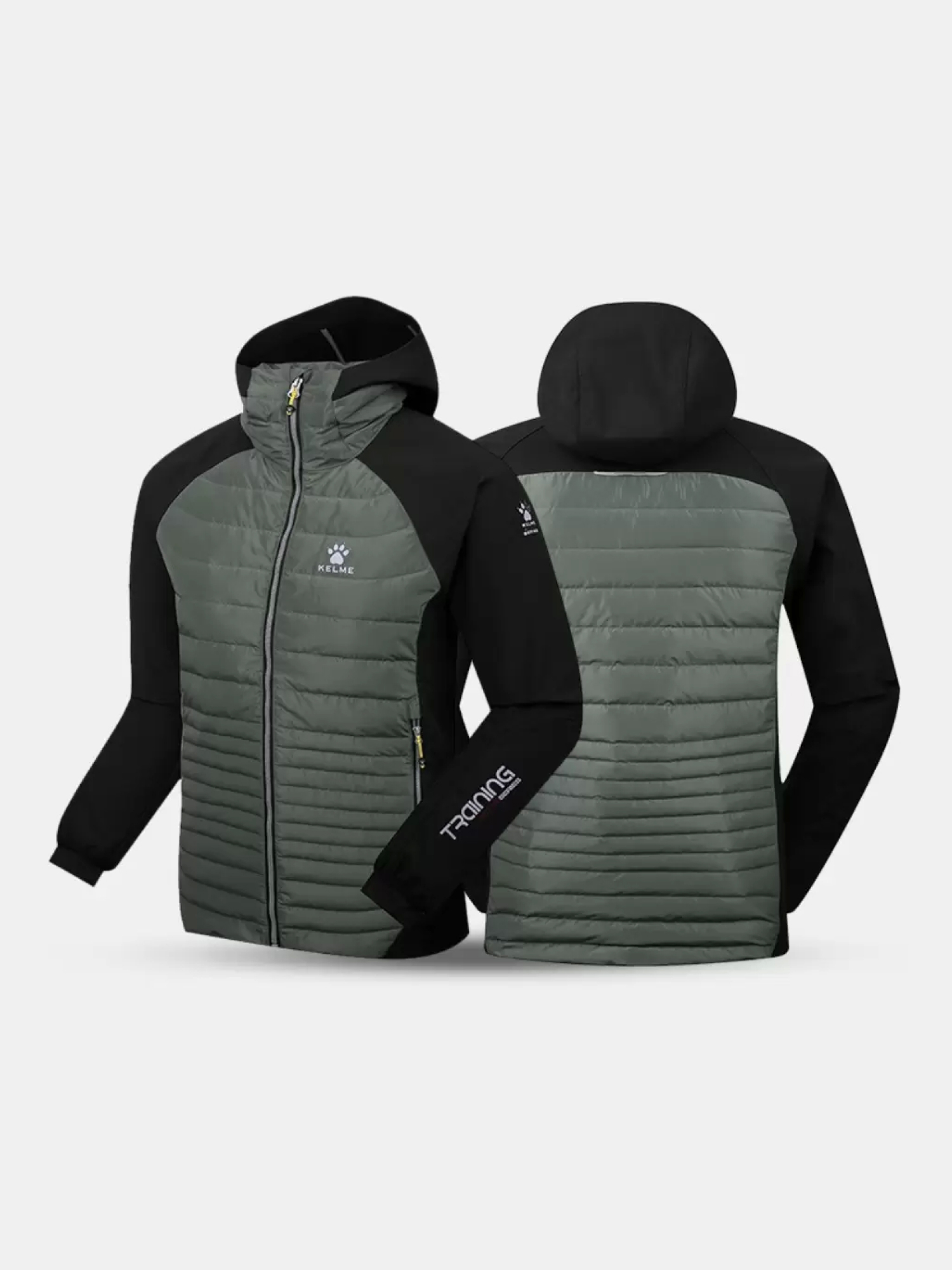Куртка утепленная KELME Men's Down Jacket (Grey/Black)