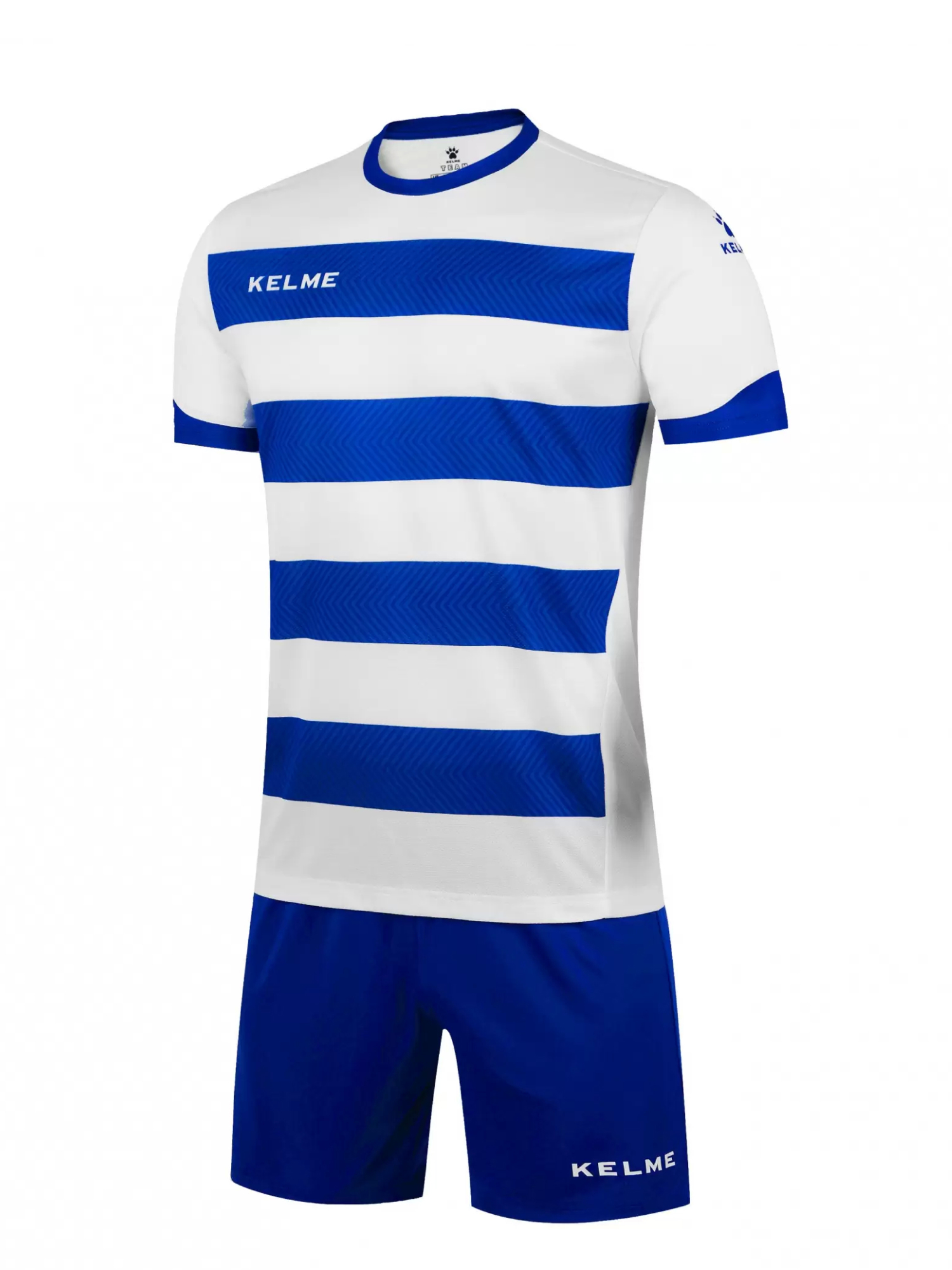 Футбольная форма KELME Short Sleeve Football Set (White/Blue)